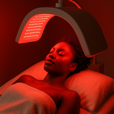 Camera Consultation with Red Light Therapy & Electric Scalp Massage