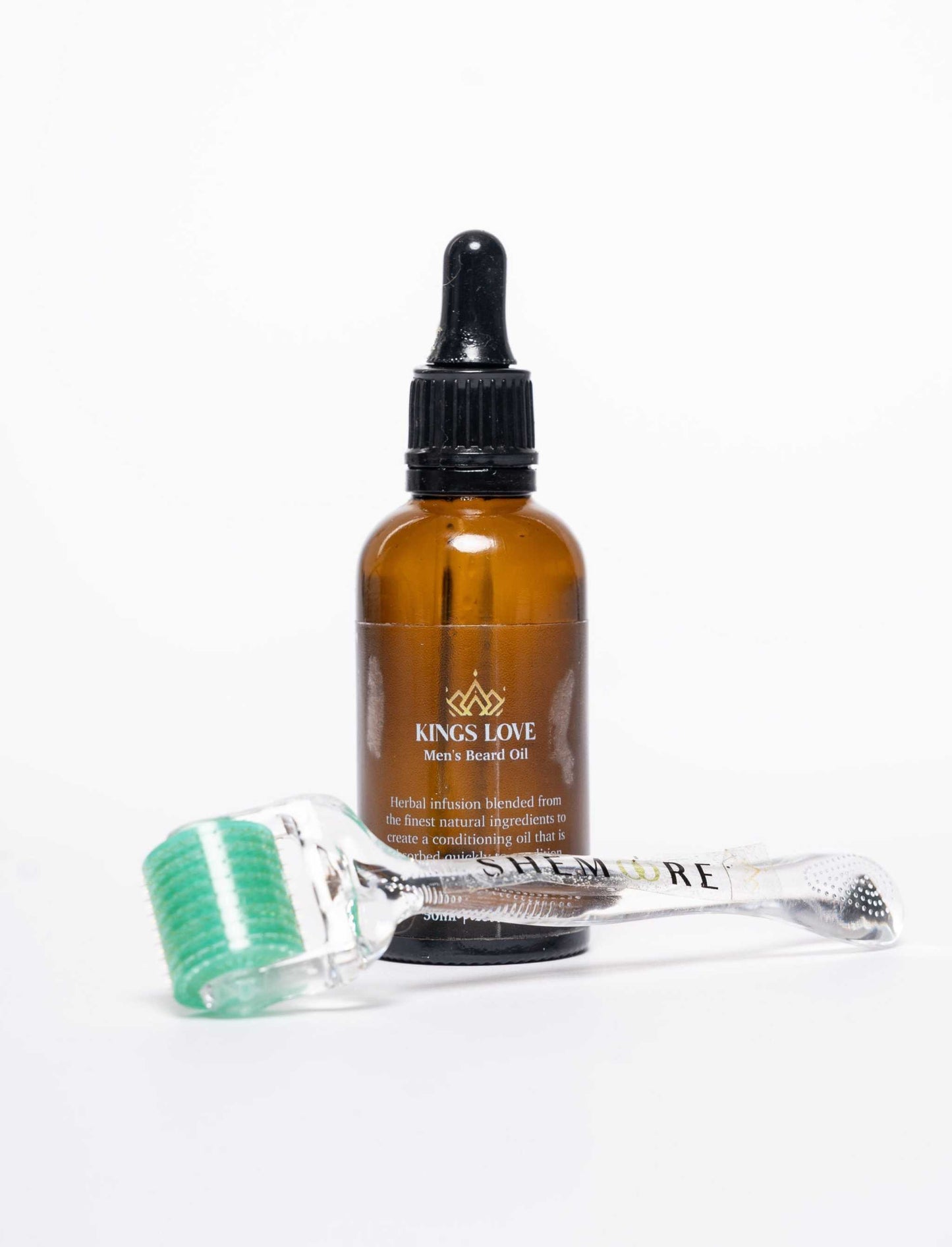 Kings Love Beard Oil & Derma Roller Duo